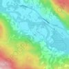 Mapa topográfico Yli, altitud, relieve