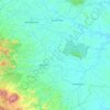 Mapa topográfico Tabir Selatan, altitud, relieve