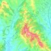 Mapa topográfico San Martino in Colle, altitud, relieve