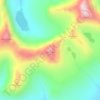 Mapa topográfico Ljosåbelgen, altitud, relieve