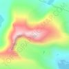 Mapa topográfico Snøhetta, altitud, relieve