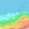 Mapa topográfico Troubois, altitud, relieve