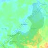 Mapa topográfico Bomberay, altitud, relieve