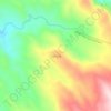 Mapa topográfico Tawang, altitud, relieve