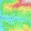 Mapa topográfico Proveyroz, altitud, relieve