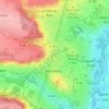 Mapa topográfico Les Belles Dames, altitud, relieve