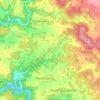 Mapa topográfico Kleinlesau, altitud, relieve