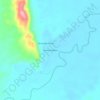 Mapa topográfico Nuevo Paraíso, altitud, relieve