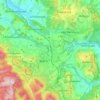 Mapa topográfico Horn-Bad Meinberg, altitud, relieve