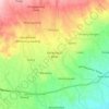 Mapa topográfico Kecamatan Sikur, altitud, relieve