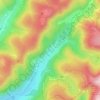 Mapa topográfico Le Régit, altitud, relieve