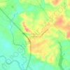 Mapa topográfico Kelurahan Sungai Binjai, altitud, relieve