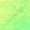 Mapa topográfico Biruaca, altitud, relieve
