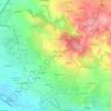 Mapa topográfico La Guillaumière, altitud, relieve