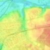 Mapa topográfico Les Robinettes, altitud, relieve