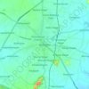 Mapa topográfico Namakkal, altitud, relieve