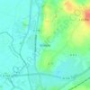 Mapa topográfico Moidrey, altitud, relieve