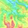 Mapa topográfico Eging, altitud, relieve
