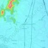 Mapa topográfico Sóc Sơn, altitud, relieve
