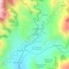 Mapa topográfico La Florida, altitud, relieve