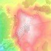 Mapa topográfico Dinara, altitud, relieve
