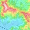 Mapa topográfico Bargecchia, altitud, relieve