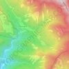 Mapa topográfico Corbelle, altitud, relieve