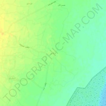Mapa topográfico Igdir, altitud, relieve