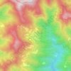 Mapa topográfico Gavigno, altitud, relieve