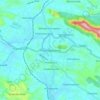 Mapa topográfico Perinthalmanna, altitud, relieve