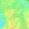 Mapa topográfico BSD, altitud, relieve