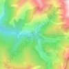 Mapa topográfico Tor, altitud, relieve