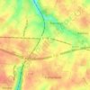 Mapa topográfico Le Pière, altitud, relieve