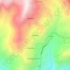 Mapa topográfico Bayanag, altitud, relieve