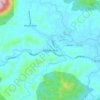 Mapa topográfico Khánh Vĩnh, altitud, relieve