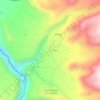Mapa topográfico Guayllabamba, altitud, relieve
