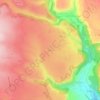 Mapa topográfico Mons, altitud, relieve