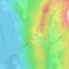 Mapa topográfico La Forclaz, altitud, relieve