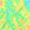 Mapa topográfico Cuet, altitud, relieve