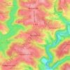 Mapa topográfico Remschoß, altitud, relieve