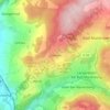 Mapa topográfico Zinhain, altitud, relieve