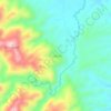 Mapa topográfico Toribulu, altitud, relieve