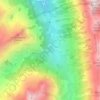Mapa topográfico Cascade de Doumblas, altitud, relieve