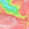 Mapa topográfico Le Mazes, altitud, relieve
