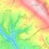 Mapa topográfico Foxt, altitud, relieve