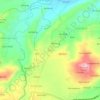 Mapa topográfico Klari, altitud, relieve