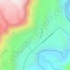 Mapa topográfico Río Blanco, altitud, relieve