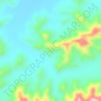 Mapa topográfico Sir, altitud, relieve