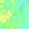 Mapa topográfico Rantau Baru, altitud, relieve