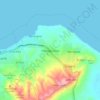 Mapa topográfico Ciénaga Lejos, altitud, relieve